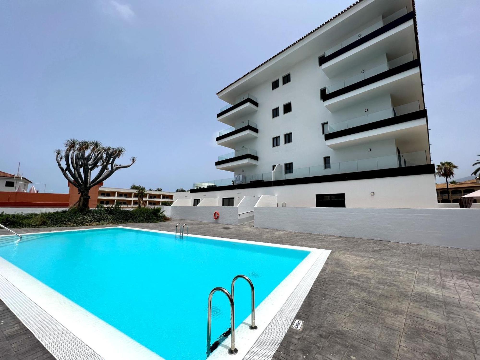 Lujoso Apartamento Completo, Piscina, Terraza Con Vistas Al Teide 拉克鲁斯 外观 照片