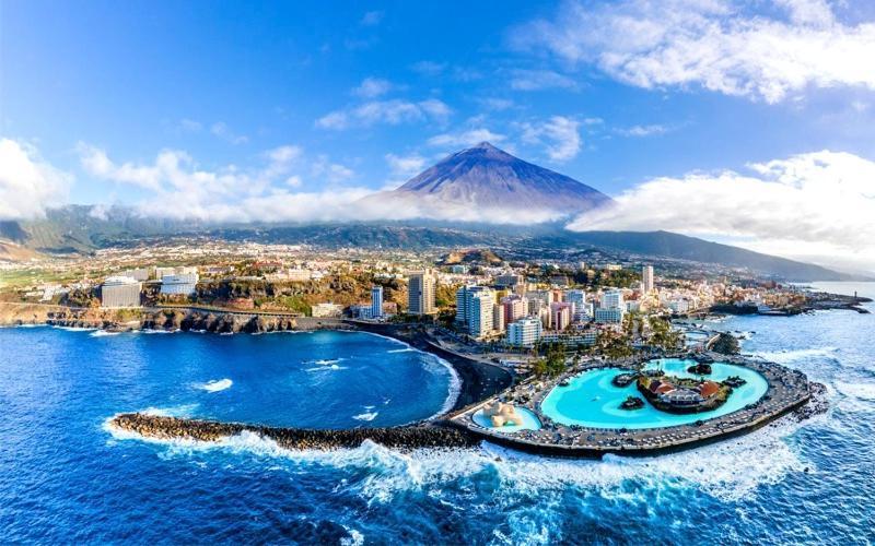 Lujoso Apartamento Completo, Piscina, Terraza Con Vistas Al Teide 拉克鲁斯 外观 照片
