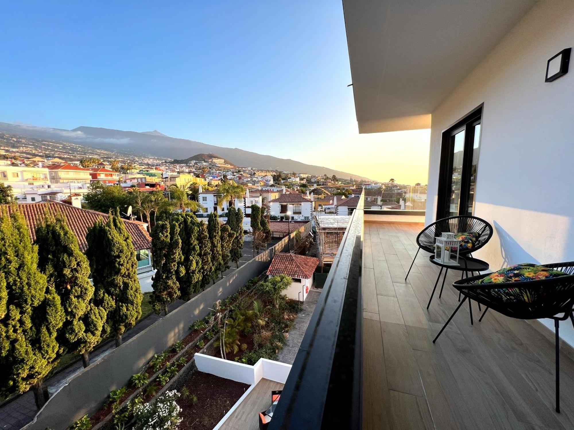 Lujoso Apartamento Completo, Piscina, Terraza Con Vistas Al Teide 拉克鲁斯 外观 照片