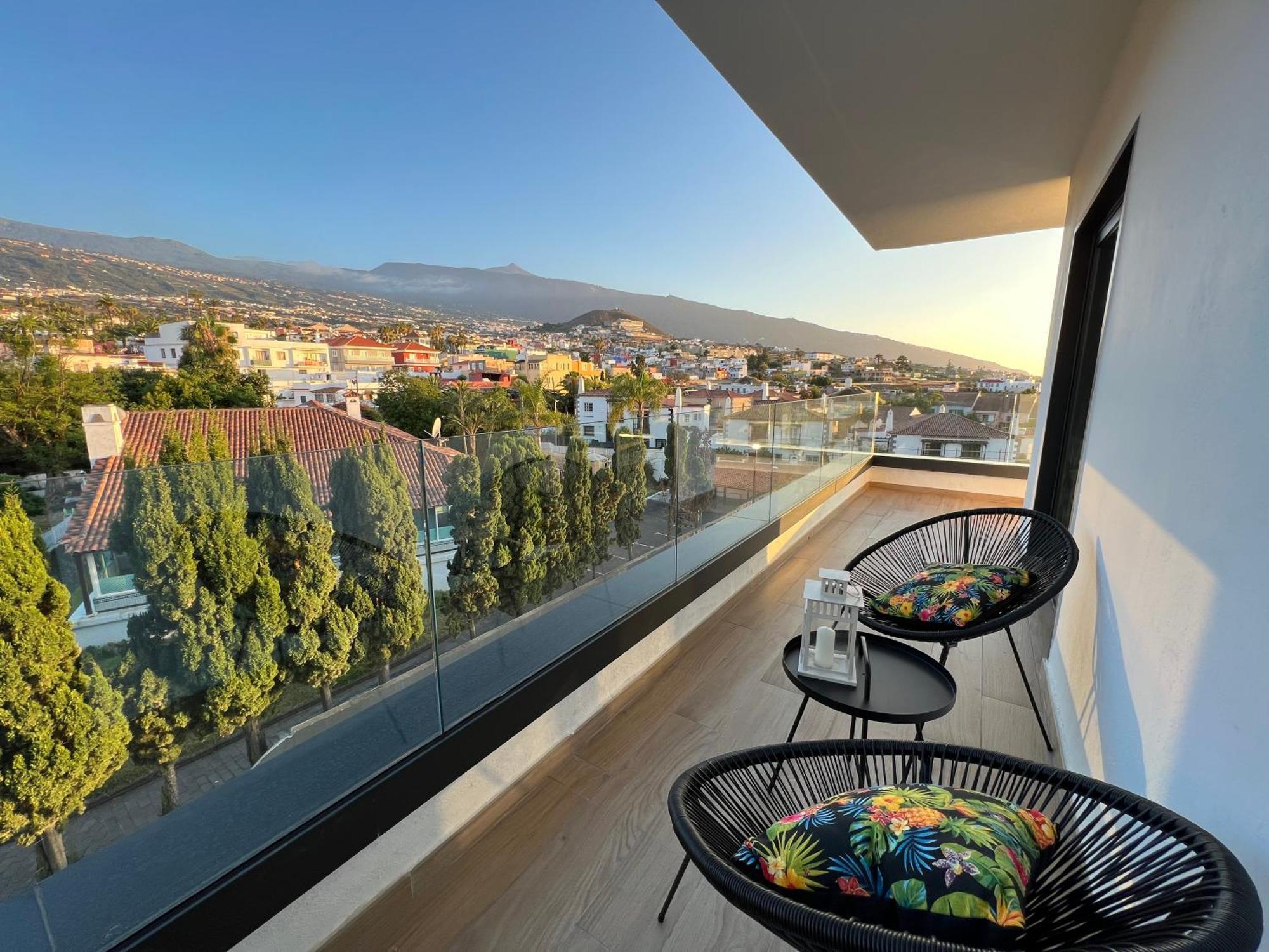 Lujoso Apartamento Completo, Piscina, Terraza Con Vistas Al Teide 拉克鲁斯 外观 照片